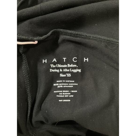 Hatch 'The Ultimate Before During & After' Black Bambook Blend Legging Size XS - Picture 4 of 4